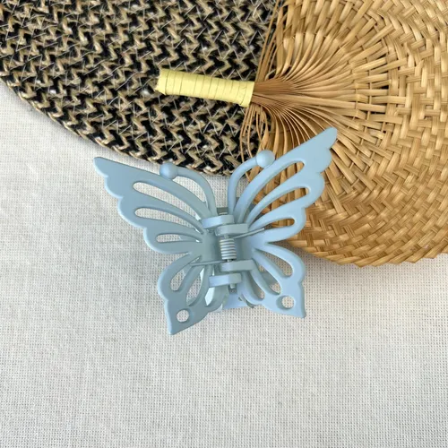 Pack 6 Broches Pinzas Ganchos Para Pelo Mariposa Verano