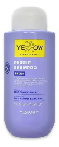 Shampoo Yellow Silver Para Pelo Rubios Grises Mechas Blancos