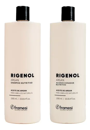Kit Rigenol Framesi Argán Shampoo + Acondicionador X1000ml