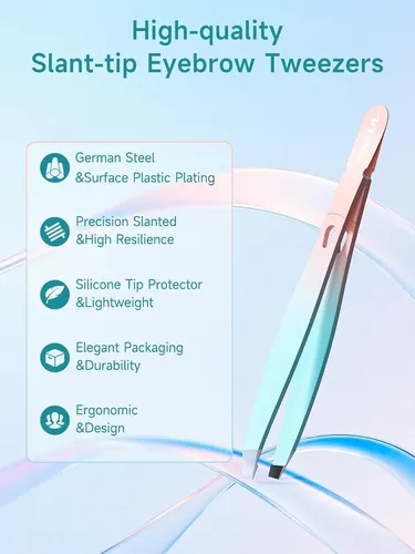 Pinza Profesional Acero Inoxidable Para Cejas Y Vello