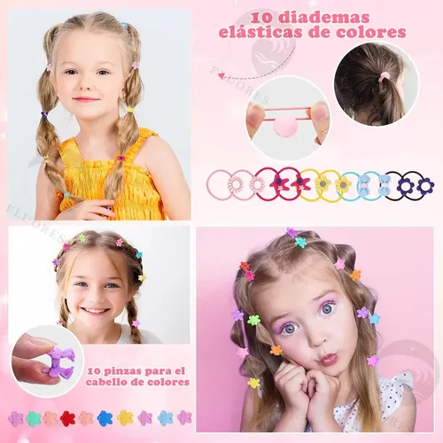 Y 112 Piezas De Accesorios Para El Cabello, Rosquillas, Cole