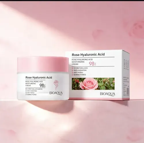 Bioaqua Crema Facial Antiedad Rose Hialurónico Ácido