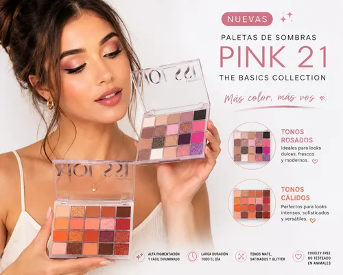 Paleta De Sombras 2×1 Tendencia Cálidos Nude Marrón Oferta