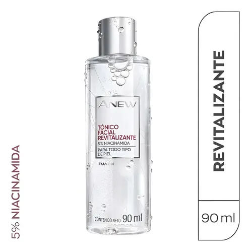 Anew Tónico Facial Revitalizante Con Niacinamida 90ml Avon