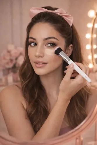 Brocha De Maquillaje Base Kabuki Buffer Mofeta Melody Scher