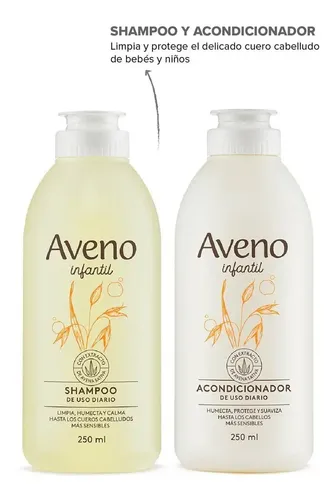 Aveno Infantil Combo Shampoo 250ml+acondicionador 250ml Ofer