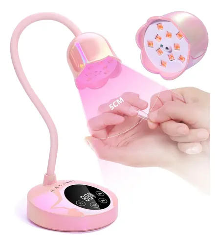 Lámpara Uv Led Para Uñas 30w Recargable Con Temporizador
