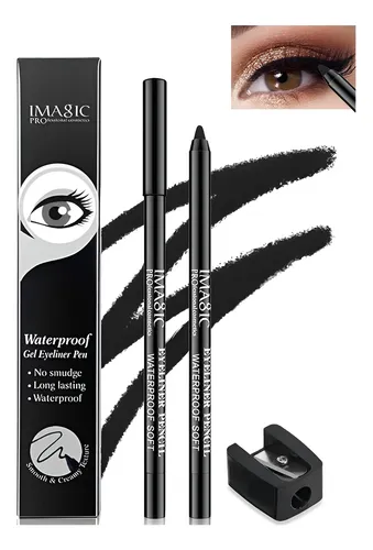 Lápiz Delineador De Ojos Gel Negro Mate Lysdefeu 1 Pcs
