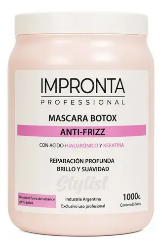 Mascara Capilar Reparadora Botox Antifrizz Impronta X 1kg