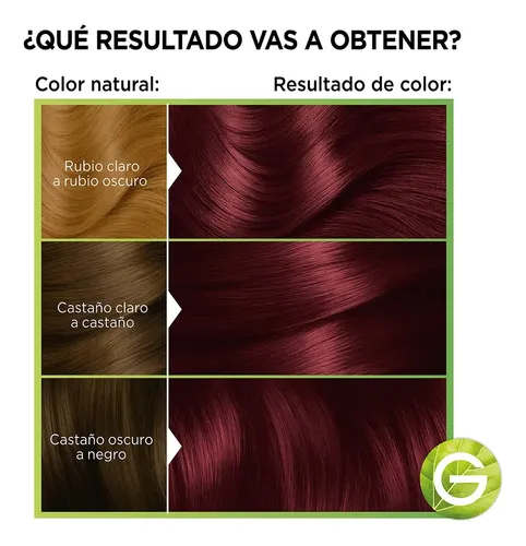 Kit De Tintura Permanente Nutrisse De Garnier Tono Tono 46 Granada