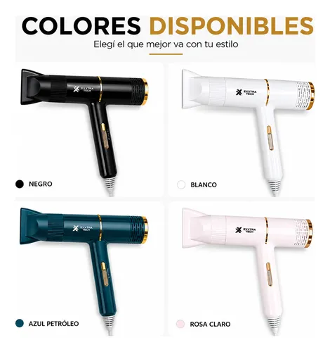 Secador De Pelo Cabello Para Viaje Liviano 2000w Frío Calor