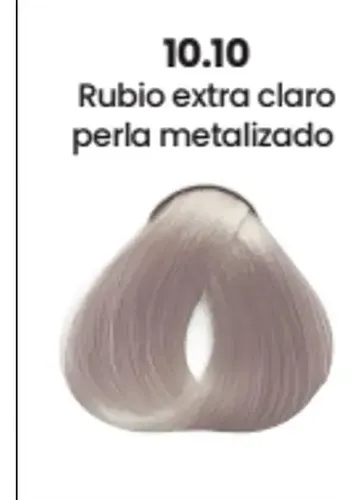 Tintura Question Lumiplex Sin Amoniaco X60gr Tono 10.10 rubio extra claro perla metalizada