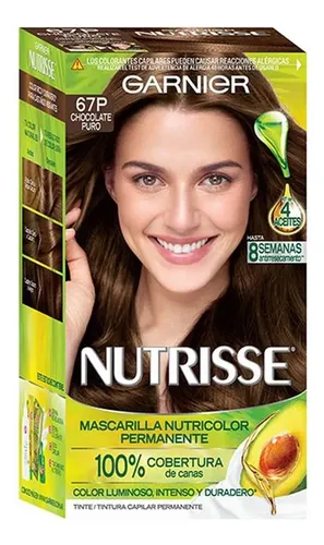 Kit Coloración Permanente Nutrisse Clásico 45 G Tono 67p chocolate intenso