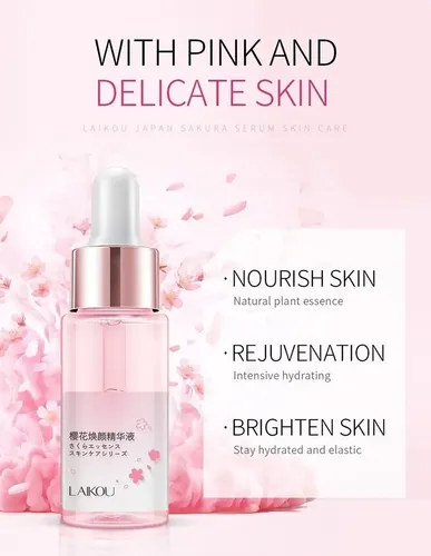 Suero Facial Acido Hialuronico Relleno Arrugas Flor Cerezo
