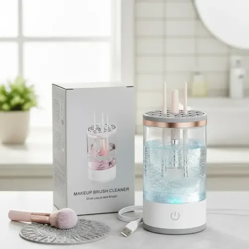 Limpiador Eléctrico y Automático de Brochas de Maquillaje USB