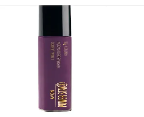 Power Stay Avon Labial 16 Horas Acabado Mate Color Power On Plum