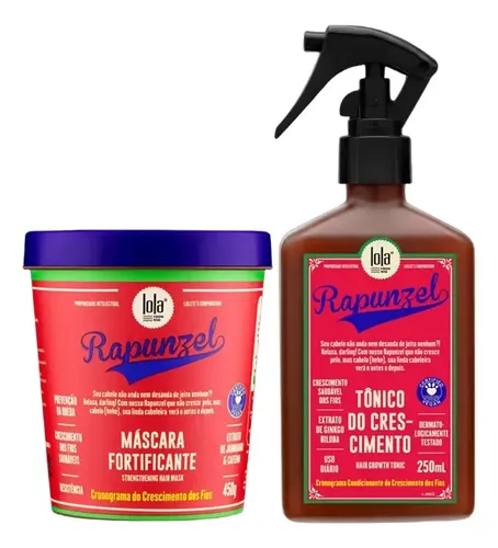 Kit Capilar Crecimiento Lola Rapunzel Máscara + Tónico