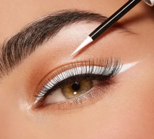 Delineador Liquido Plumon Liquid Marker Beauty Creations® Acabado Semi Matte Color El-5w Blanco Precision Liquid Liner
