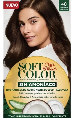Soft Color Kit De Tintura Semipermanente 40 Castaño Medio