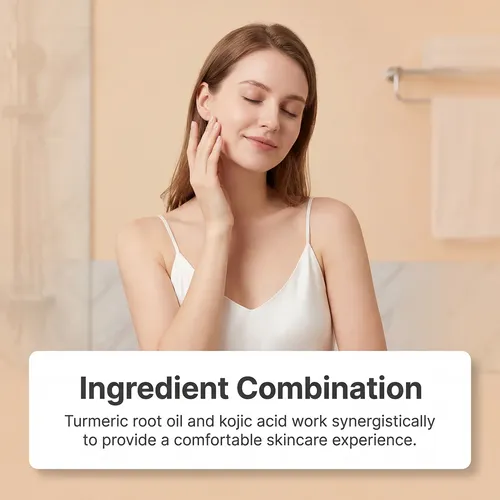 Jabón De Baño De Cúrcuma Y Ácido Kójico Limpieza Corporal