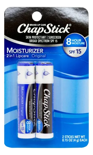 Chapstick Moisturizer Bálsamo Labial Protector X2