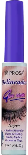 Delineador Líquido Prosa Pro Makeup Black 0.35 Oz
