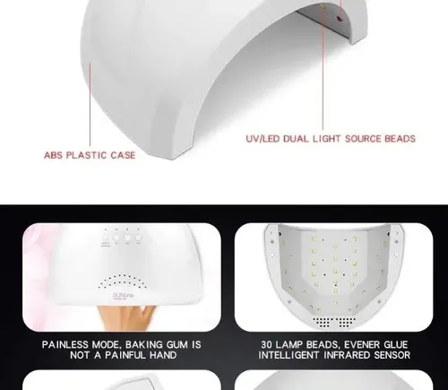 Kit Inicial X15u Cabina Led Uv 48w Gel Uñas Semipermanentes!