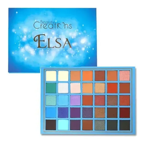 Paleta Elsa Beauty Creations Color De La Sombra Variado