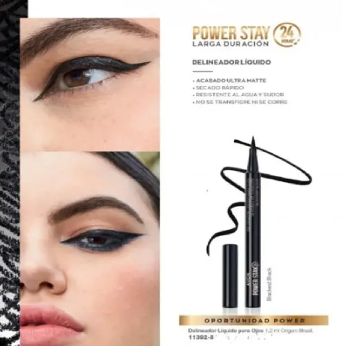 Lapiz Delineador Liquido De Ojos Power Stay 24hr Avon
