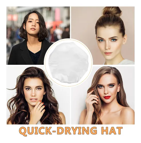 Gorro De Ducha Elástico Para Mujer, Gorro De Baño Reutilizab