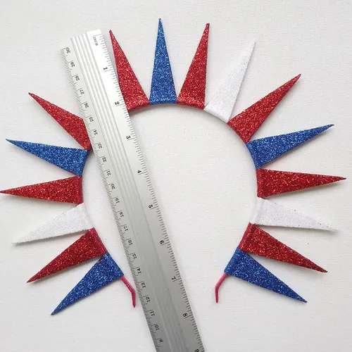 Diadema Con Forma De Corona Con Forma De Estatua De Pelo, 2