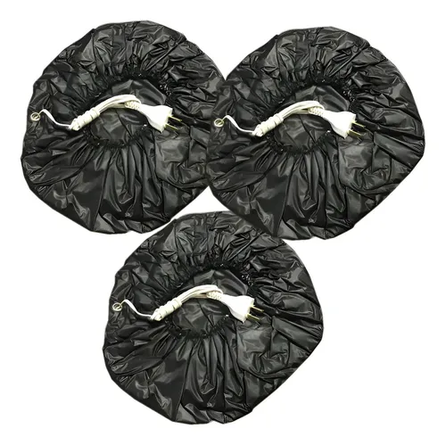 3 Gorros Eléctrico Termico A Cable Peluqueria Baños De Crema