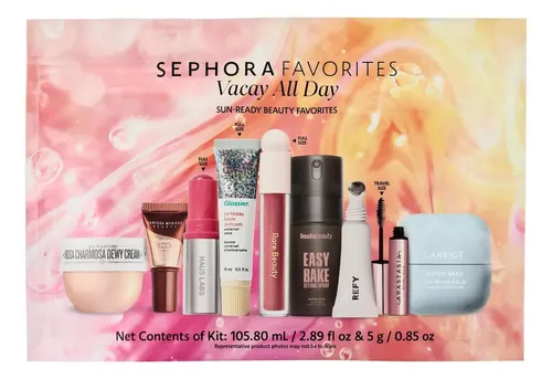 Sephora Favorites Vacay All Day Makeup & Skincare Value Set