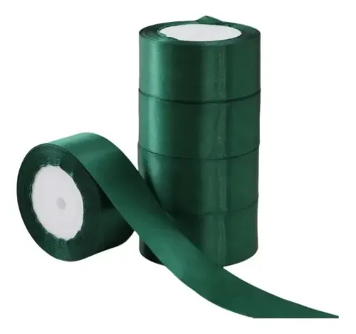 O.o 5 Rollos De Listón De Regalo De 4 Cm, Decoración O Jc H2