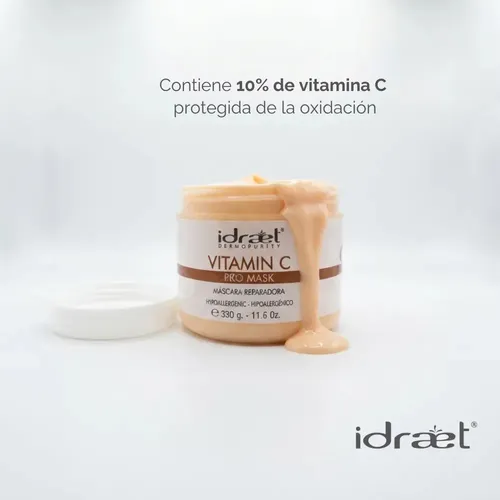 Vitamin C Pro Mask Repair Mascara Facial Reparadora Antiage Idraet 330g