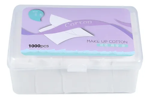 Almohadillas De Limpieza Cosmética Para Uñas Faciales, 1000