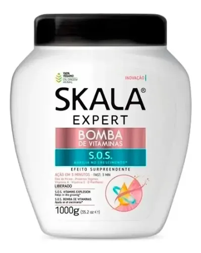 Skala Bomba Vitaminas S.o.s Crecimiento Máscara Vegana X 1kg