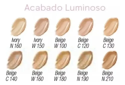 Mary Kay Base Facial 3d Luminosa  Caballito W100 Beige
