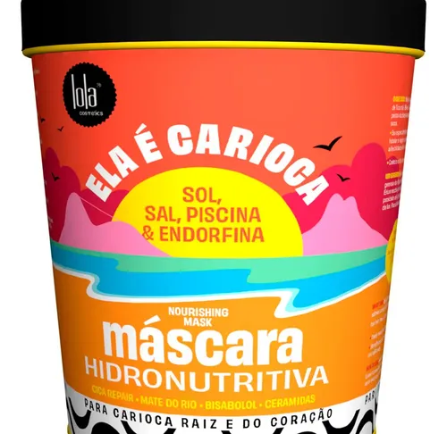 Mascarilla capilar hidronutritiva Ela É Carioca, 450 g, Lola from Rio