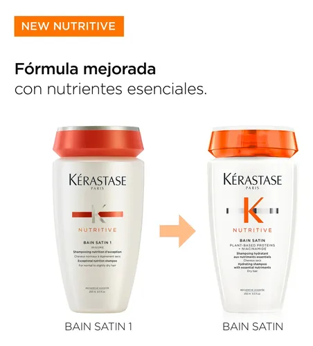 Shampoo Bain Satin Nutritivo Cabello Normal A Seco 250ml