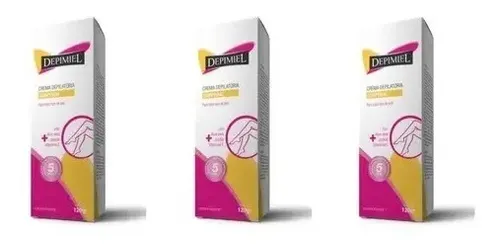 Crema Depilatoria Para Cuerpo Clásica Depimiel X 120 G X 3 U