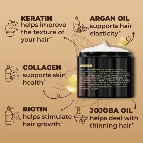 Mascarilla Capilar Kinpur Organic Cosmetics Para Cabello Sec