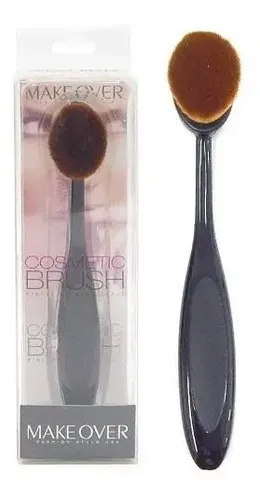 Brocha De Rostro Makeover Para Iluminador Color Negro