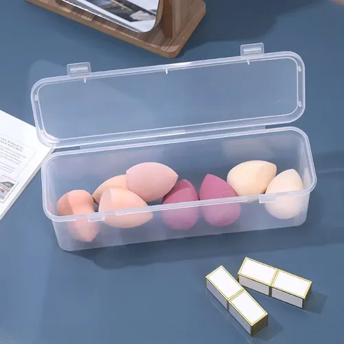 Caja Organizadora Transparente Para Cosméticos De Viaje