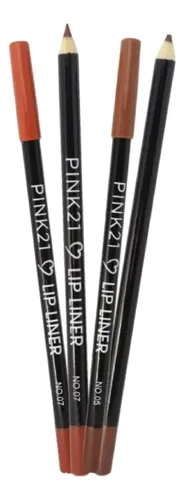 Delineadores De Labios Pack De Lapices Lip Liner Pink 21
