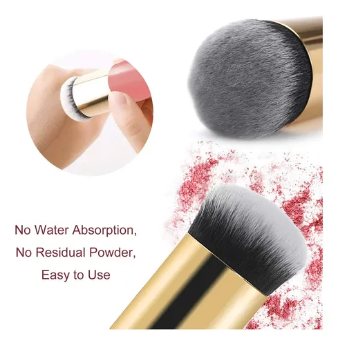 Set De 2 Brochas De Base, Brocha De Maquillaje Chubby