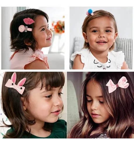 Set Accesorios Pelo Princesa Niña 18 Piezas Rosa Pink