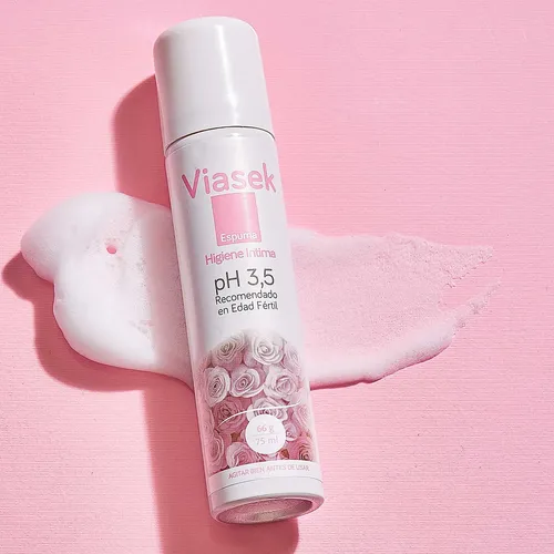 Viasek Espuma De Higiene Íntima Ph3.5 X75 Ml.