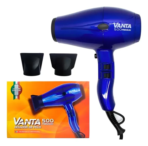 Vanta 500 Secador De Pelo Premium Profesional Color Azul 6c