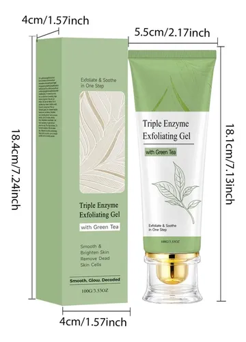 Exfoliante Facial Triple Enzima Coracode De Agel, 3 Unidades